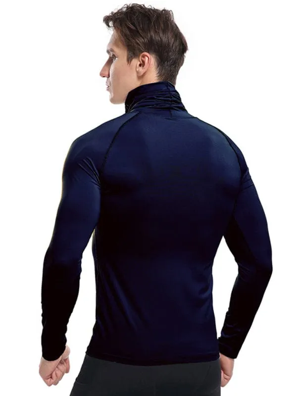 Men's Movement Turtleneck Long-Sleeved Shirt