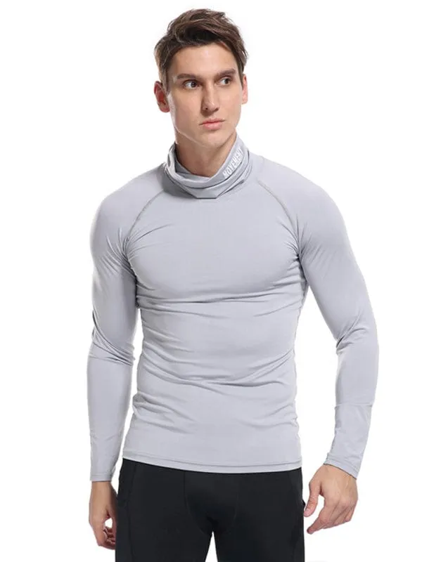 Men's Movement Turtleneck Long-Sleeved Shirt