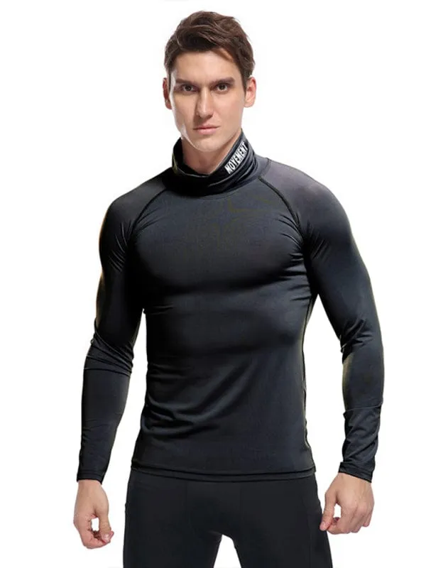 Men's Movement Turtleneck Long-Sleeved Shirt