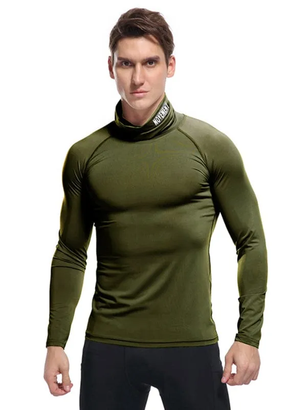 Men's Movement Turtleneck Long-Sleeved Shirt