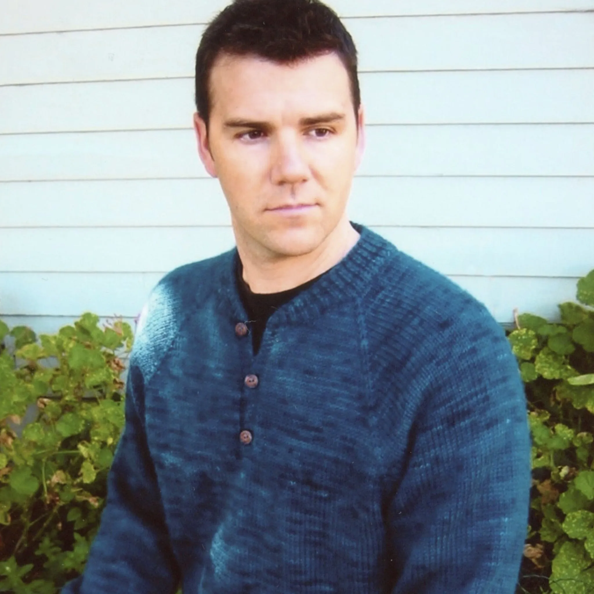 Men's Neck Down Henley Knitting