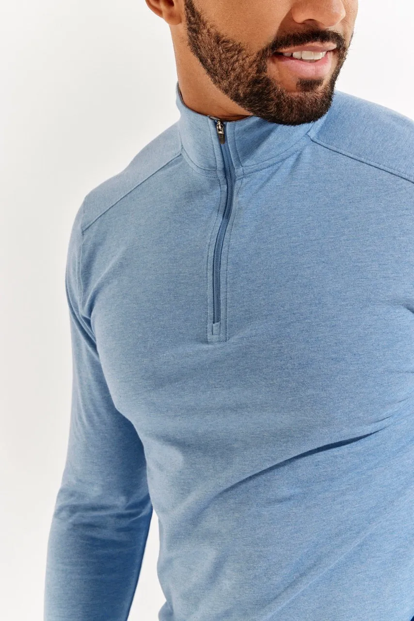 Men's Sonora Quarter-Zip  |  Modern Blue Heather