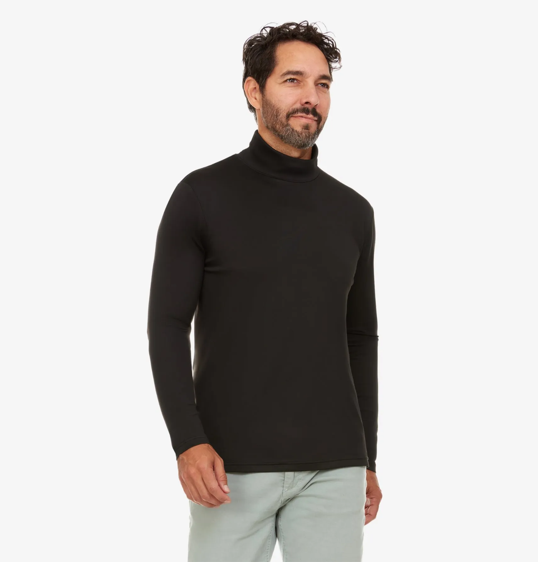 Men's Turtleneck Thermal Top