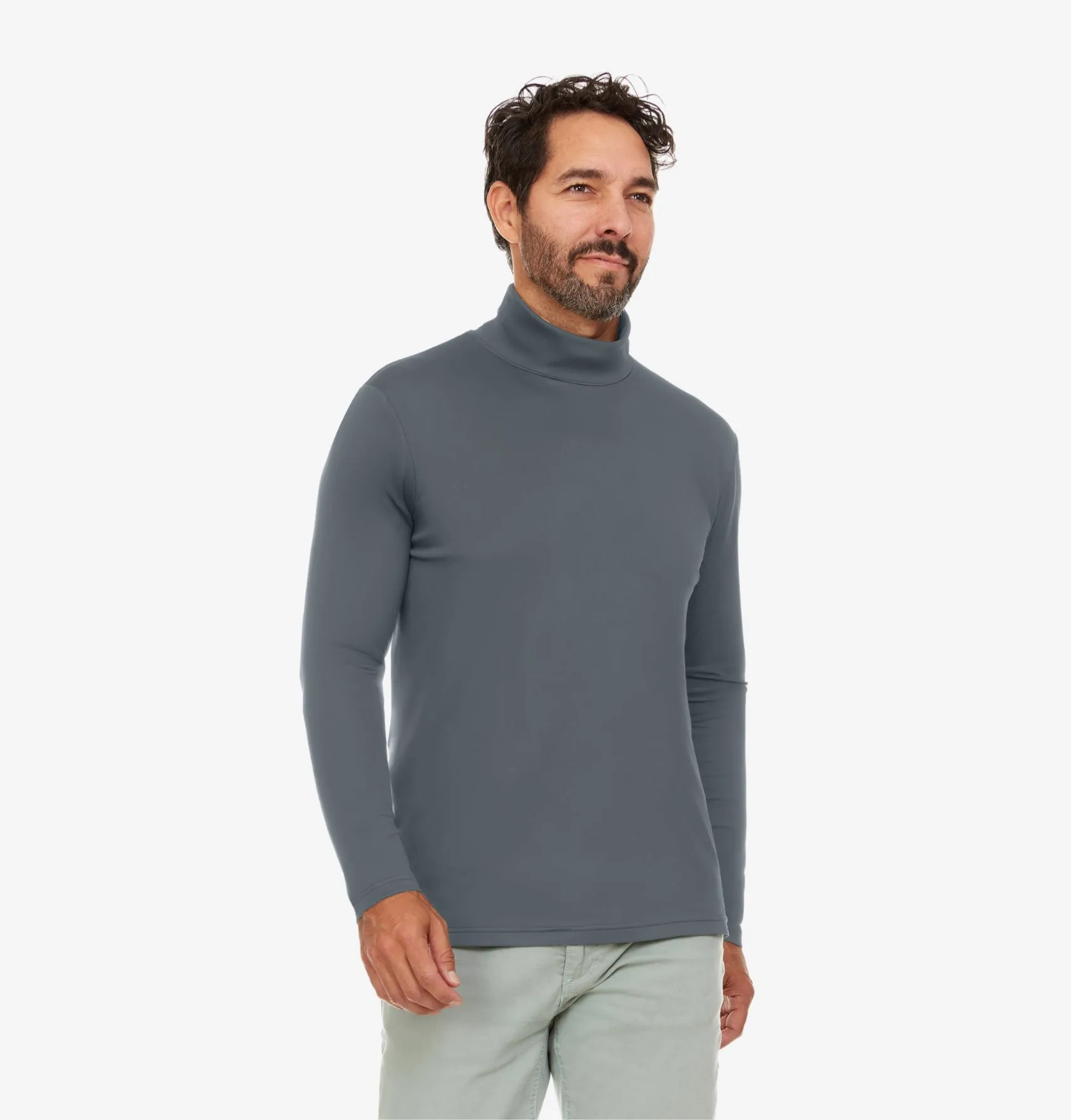 Men's Turtleneck Thermal Top