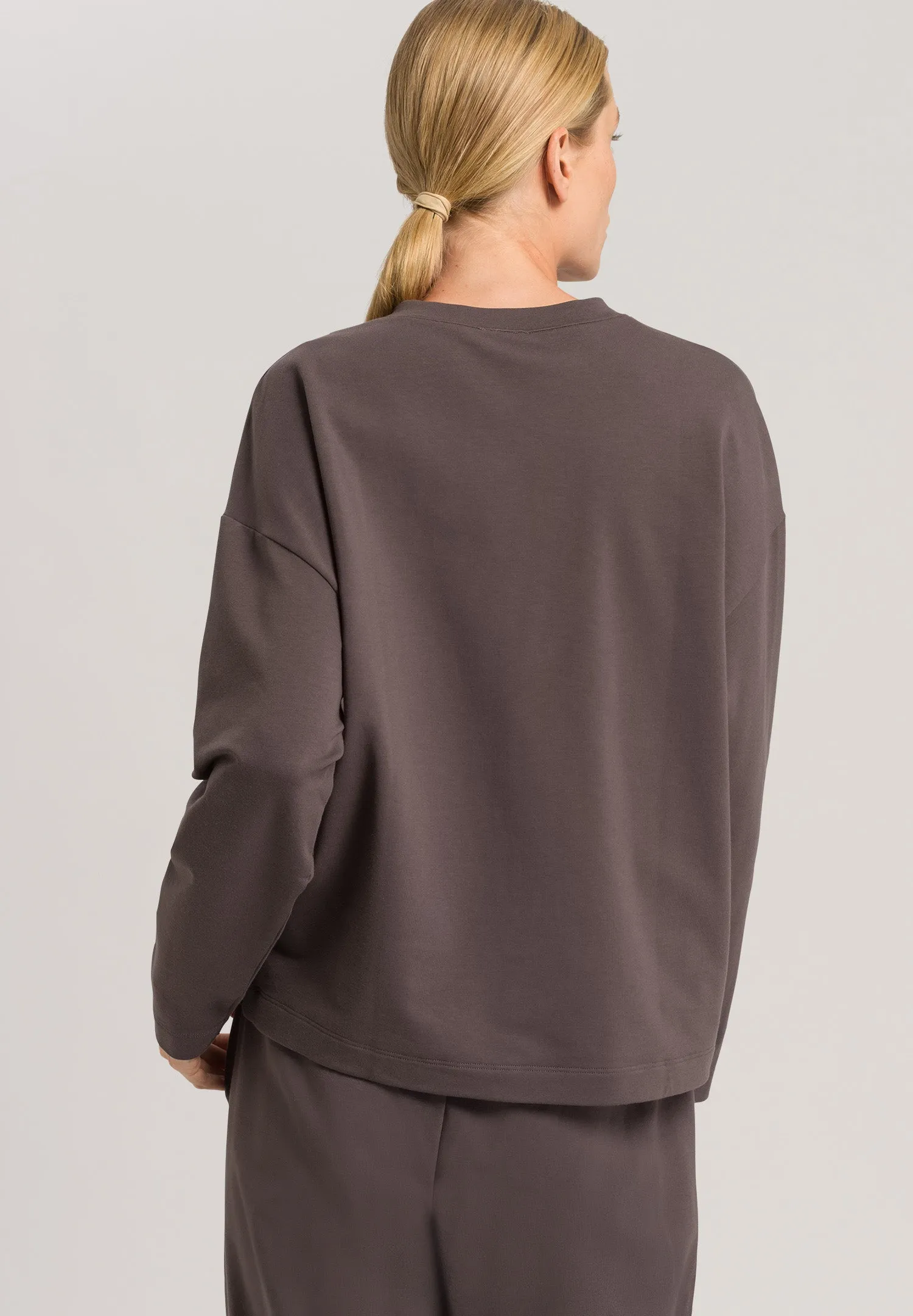 Natural Living Cotton Crewneck Pullover | Shale 78674-2119