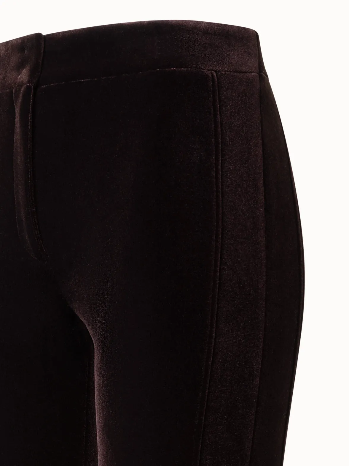 Neoprene Velvet Bootcut Pants