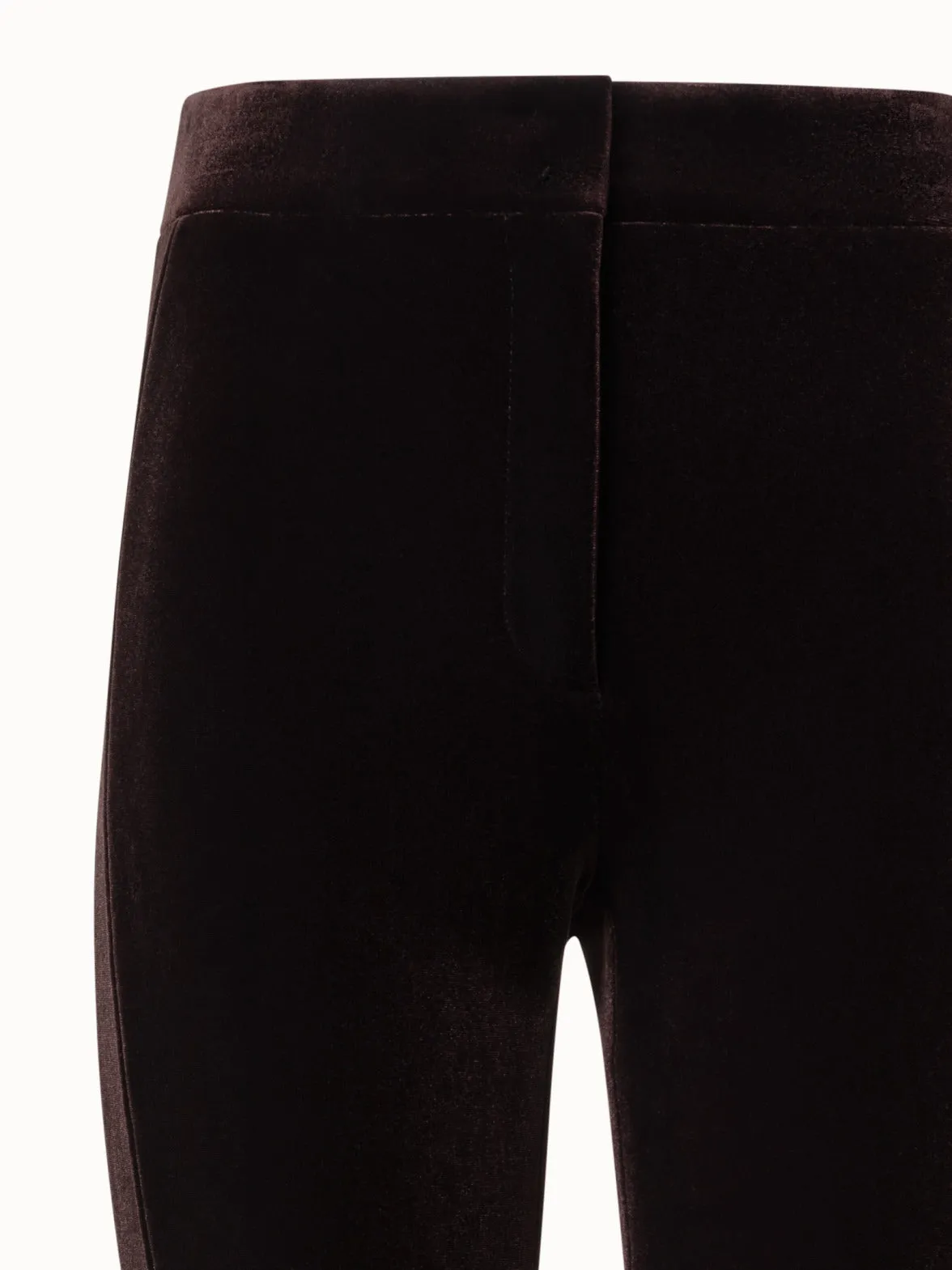 Neoprene Velvet Bootcut Pants