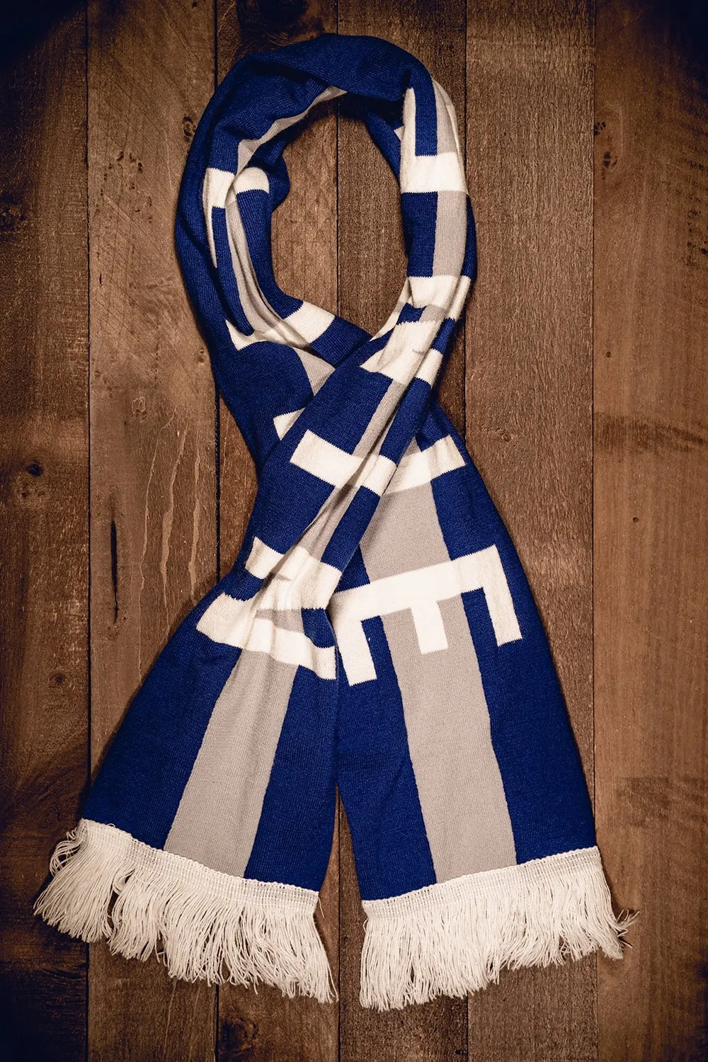 Nine Line Knit Scarf