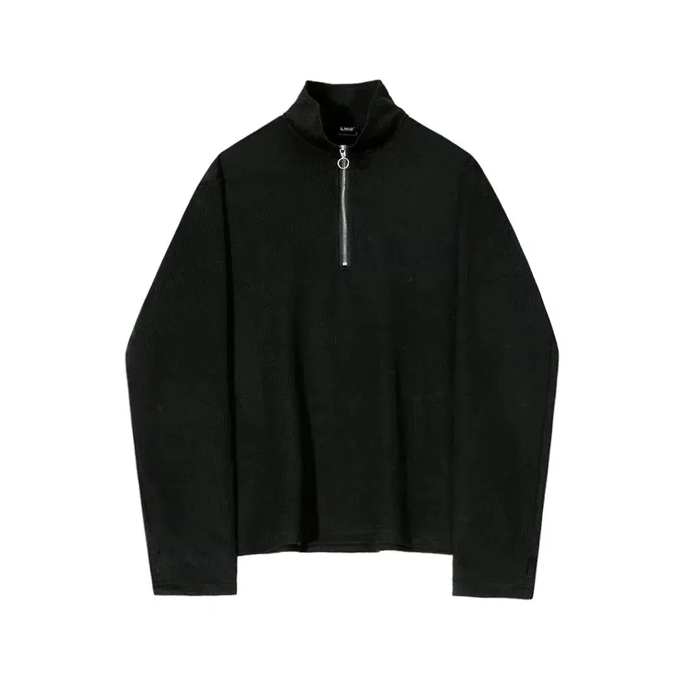 OH Half-Zipped Relaxed Fit Turtleneck