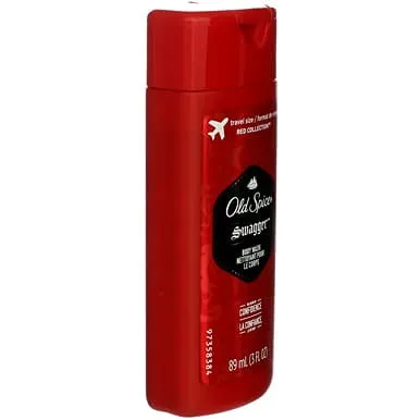 Old Spice Red Zone Swagger Body Wash, All Skin Types, Scent of Cedarwood, 3 fl oz