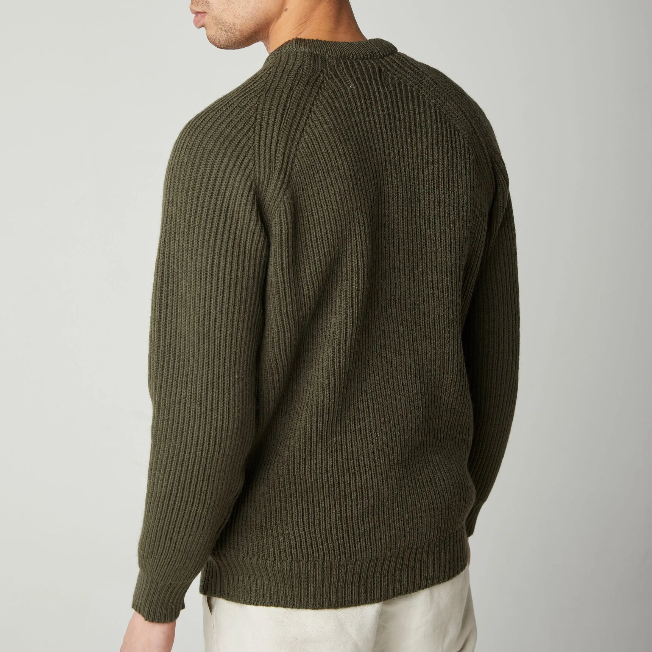 Olive Ford Crewneck Jumper Sweater