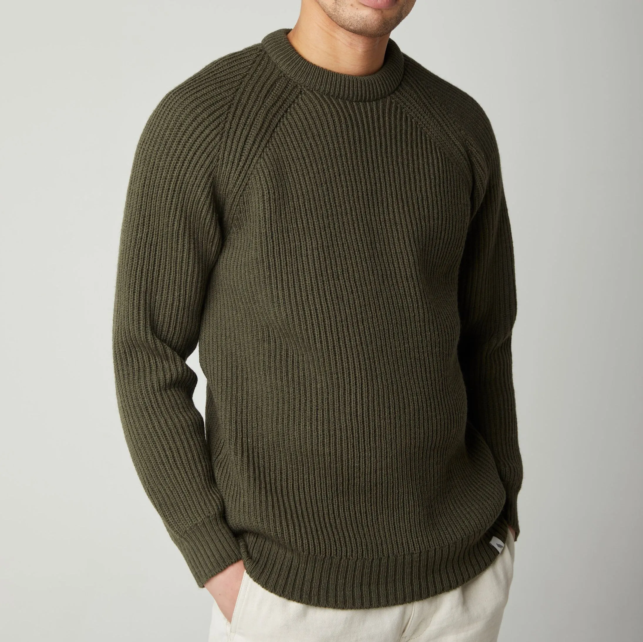 Olive Ford Crewneck Jumper Sweater