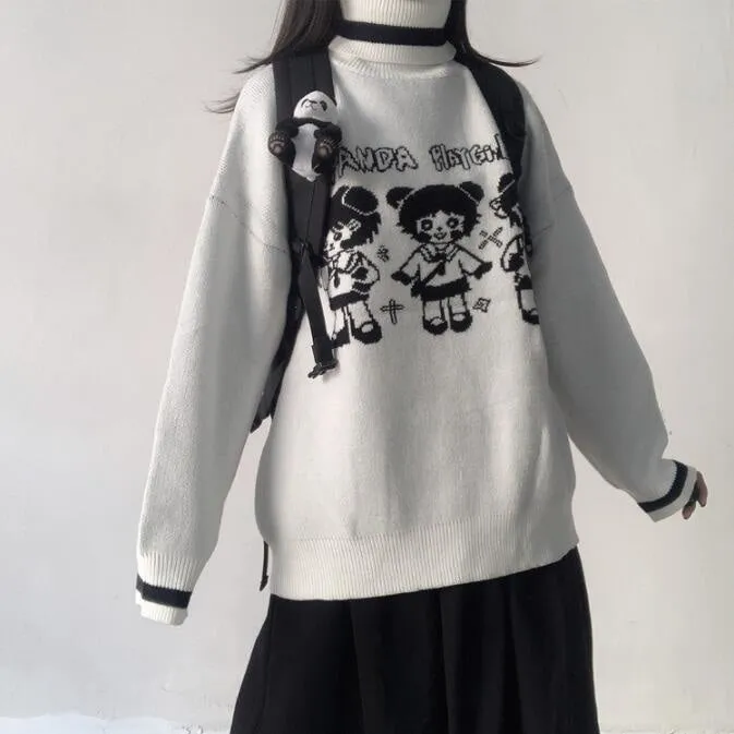 Panda Playgirl Knit Turtleneck