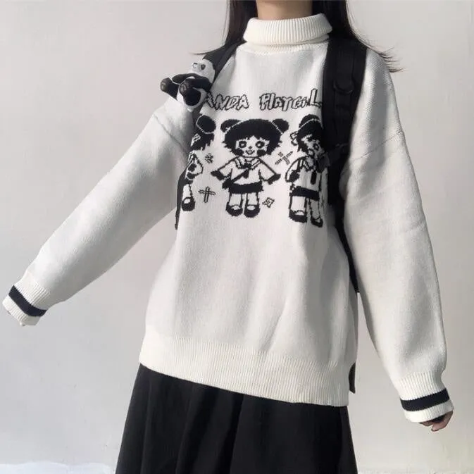 Panda Playgirl Knit Turtleneck