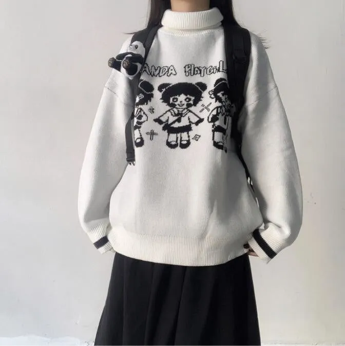 Panda Playgirl Knit Turtleneck