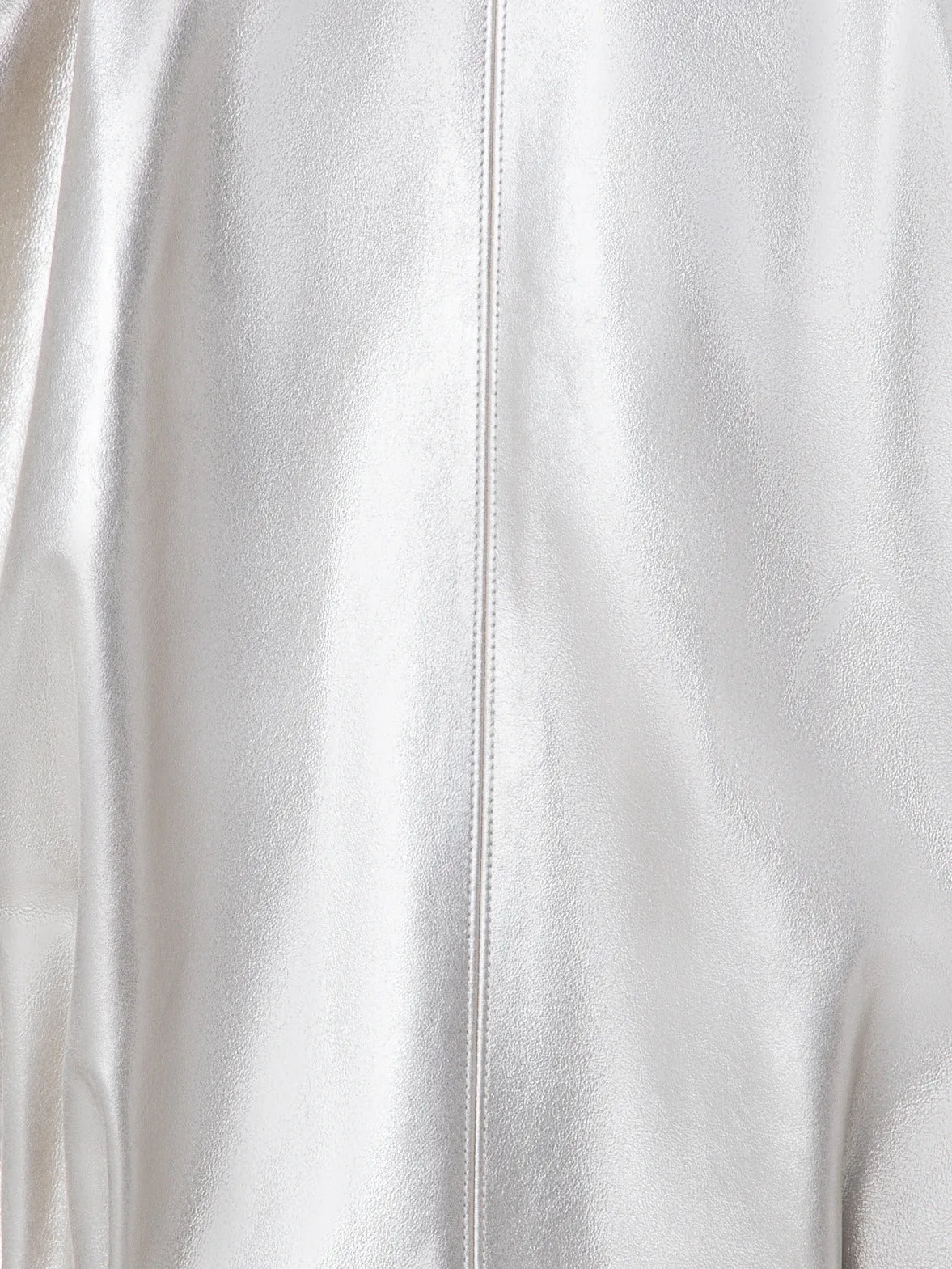 Pearlized Lambskin Leather Jacket