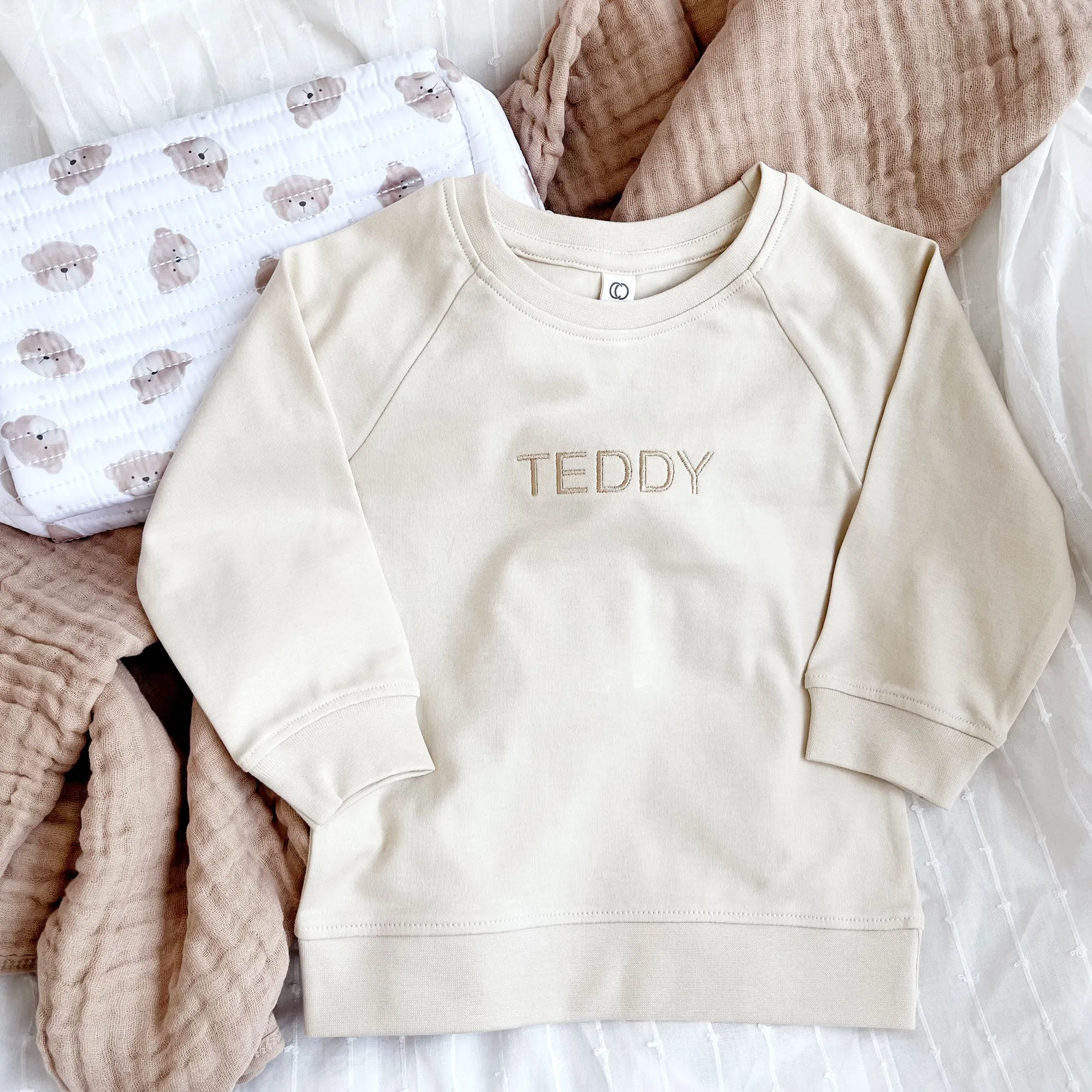 Personalized Modern Toddler Pullover