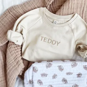 Personalized Modern Toddler Pullover