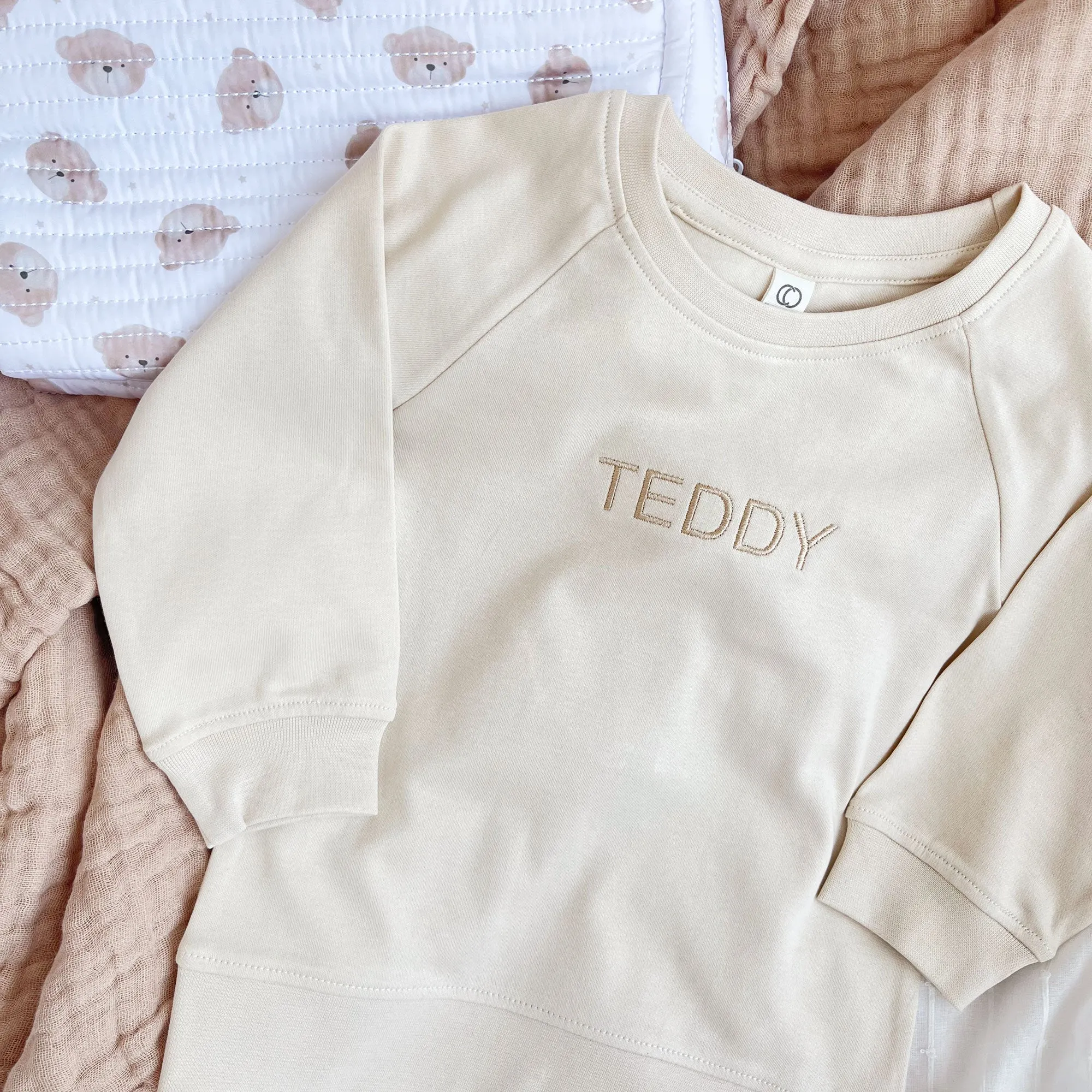 Personalized Modern Toddler Pullover