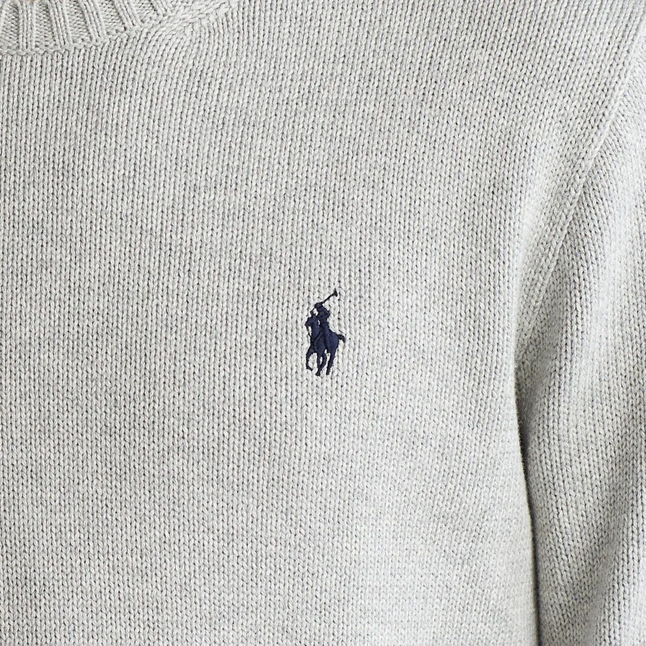 Polo Ralph Lauren Cotton Crewneck Knit Andover Heather