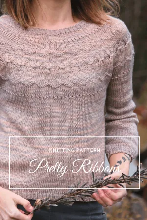 Pretty Ribbons Pullover | Knitting Pattern