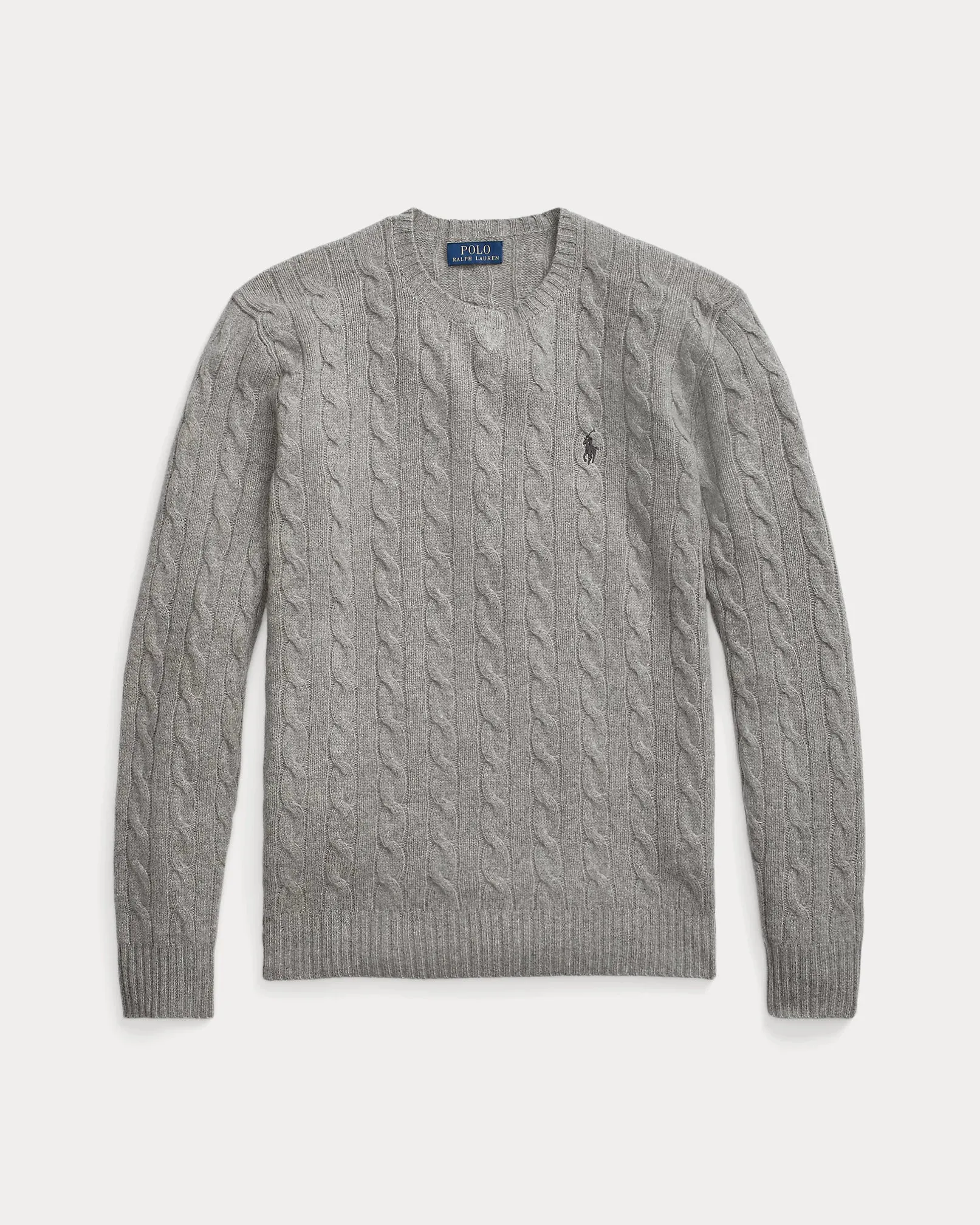 Ralph Lauren Cable-Knit Wool-Cashmere Jumper | Grey