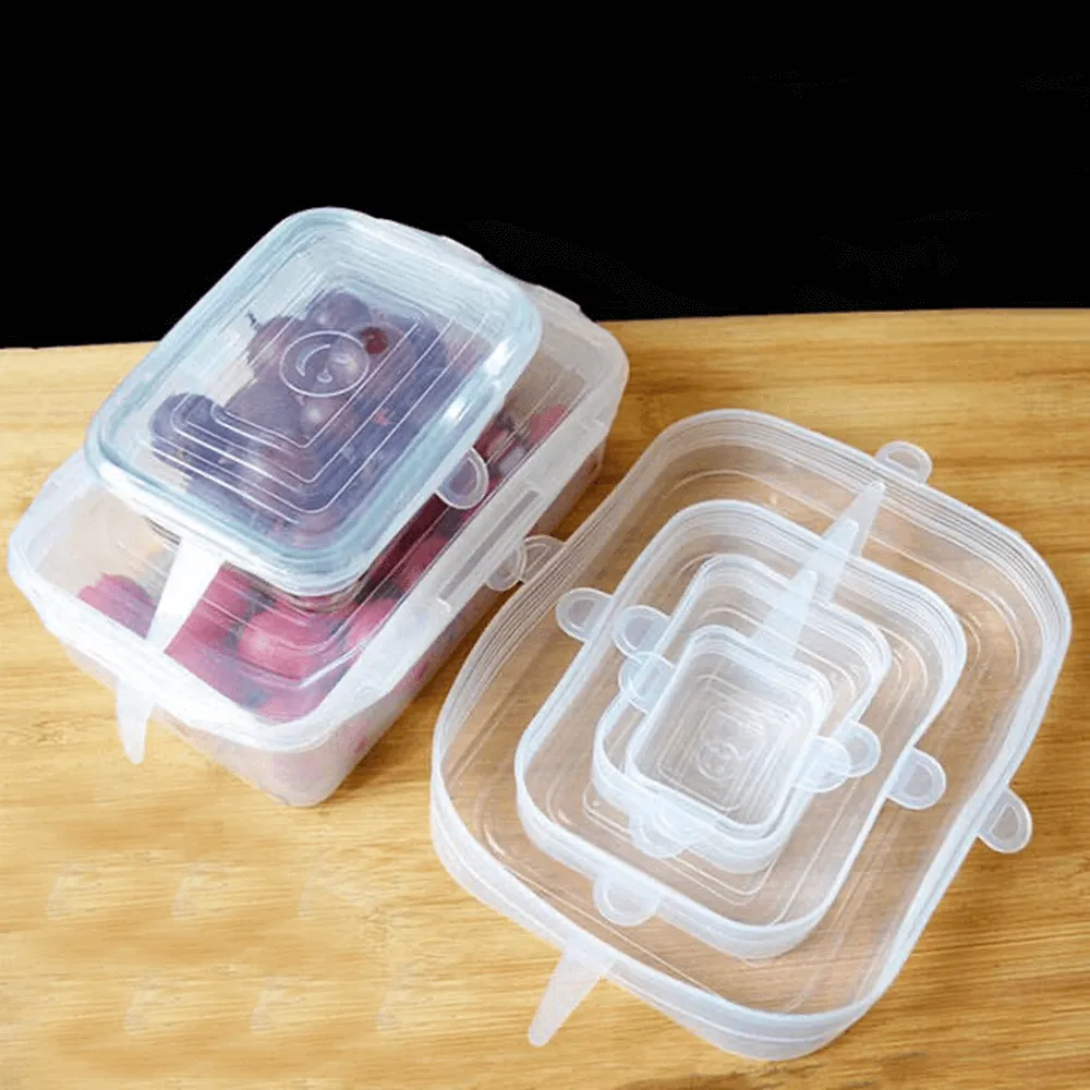 Rectangle Silicone Stretch Lids