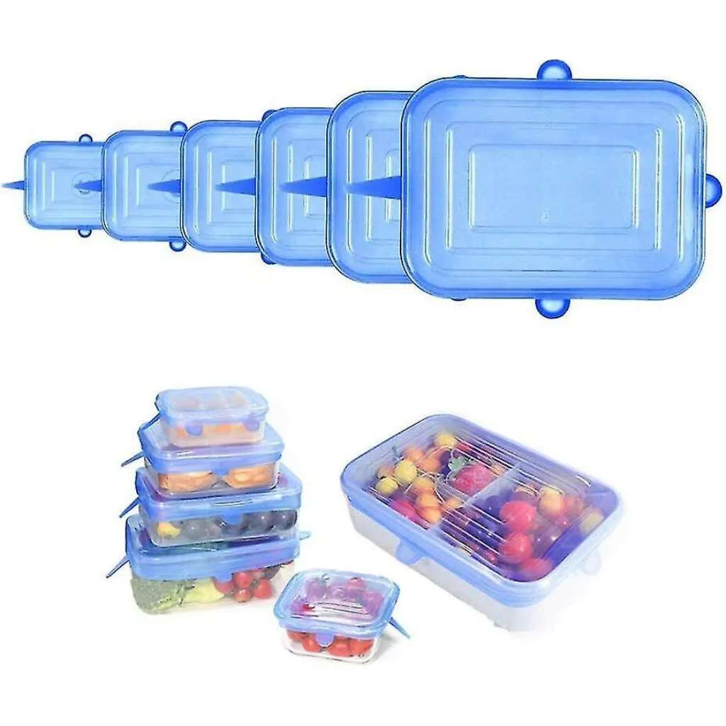 Rectangle Silicone Stretch Lids