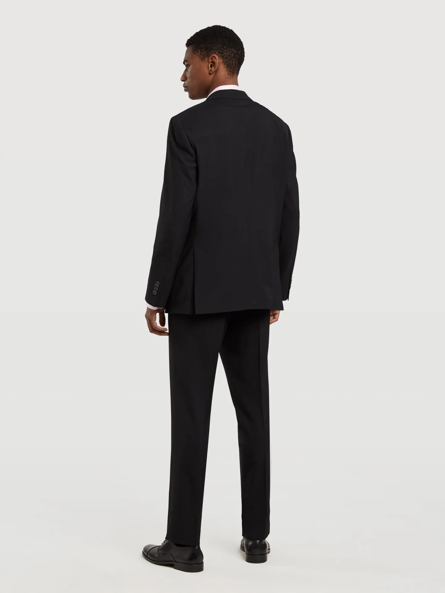 Regular Fit 4 Seasons Plain Wool Suit