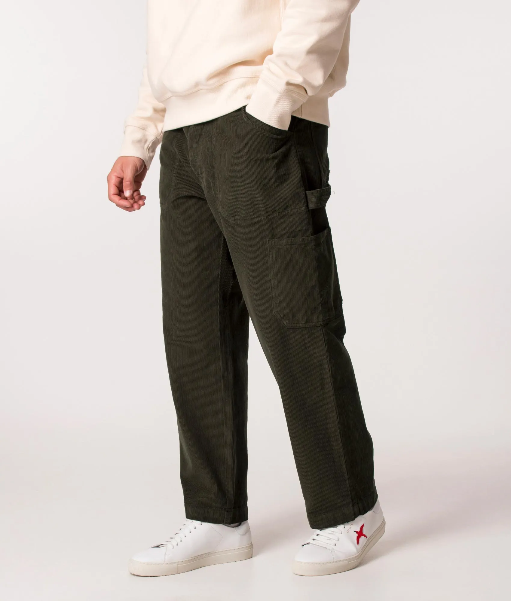 Regular Fit Cord Work Pants