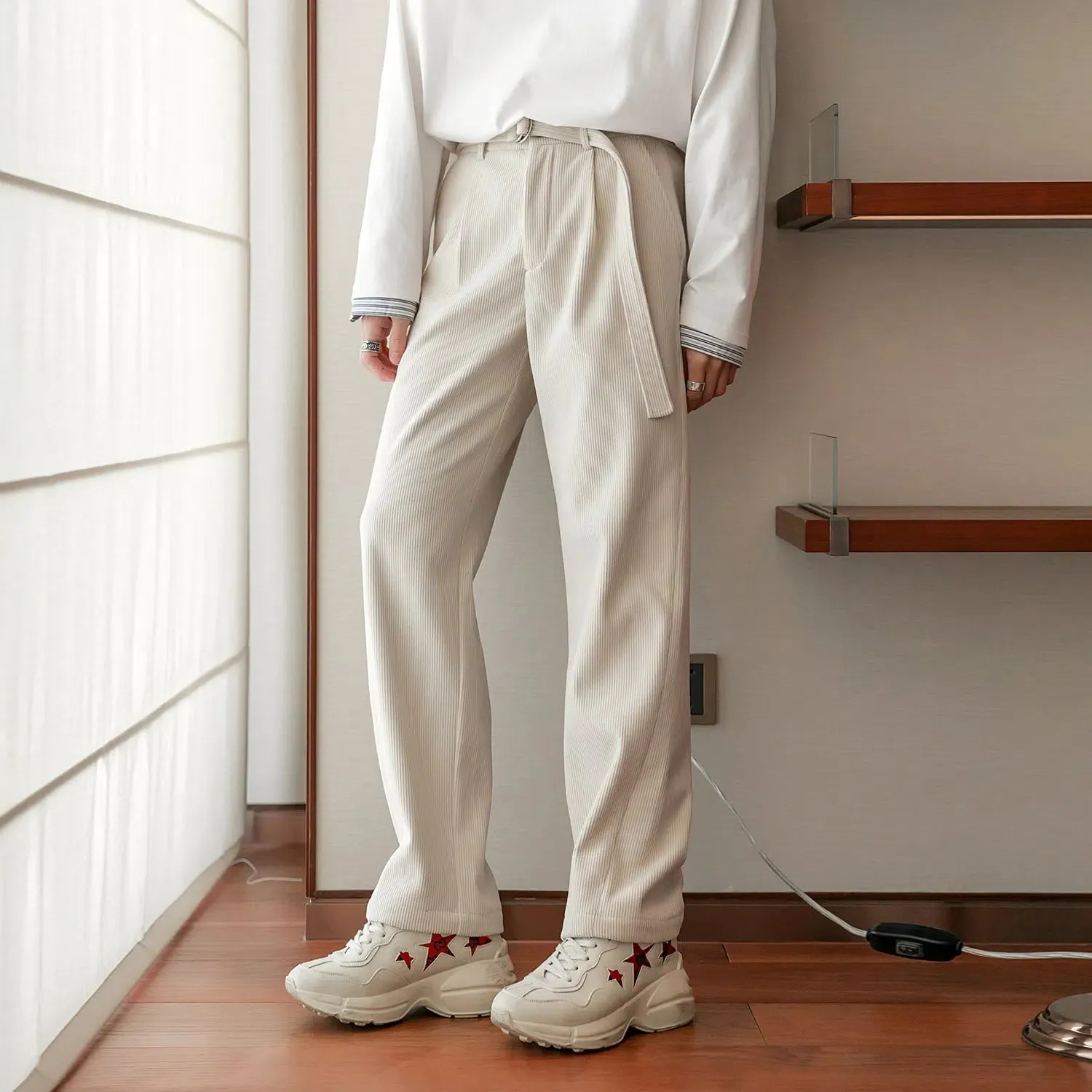 Relaxed Fit Corduroy Pants