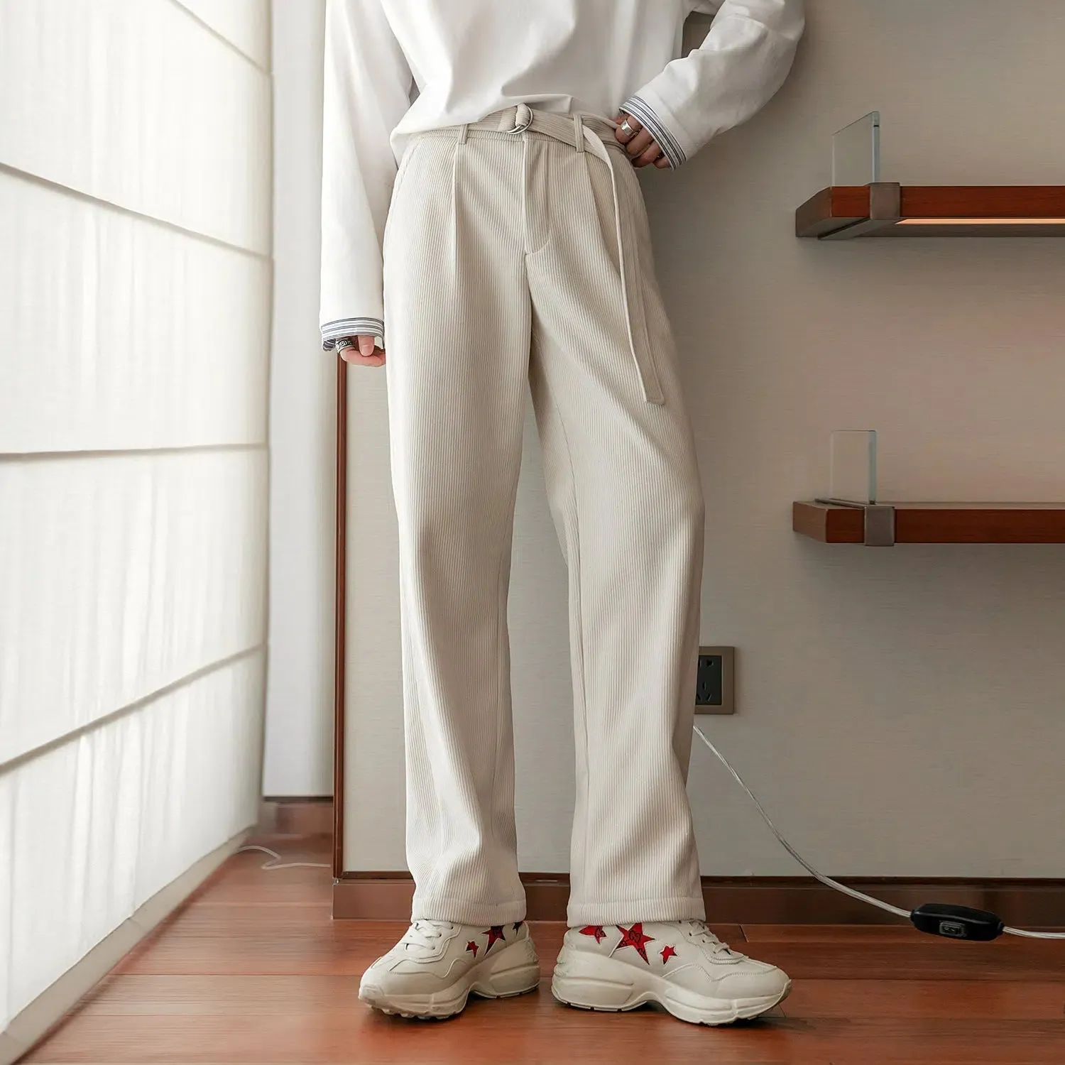 Relaxed Fit Corduroy Pants