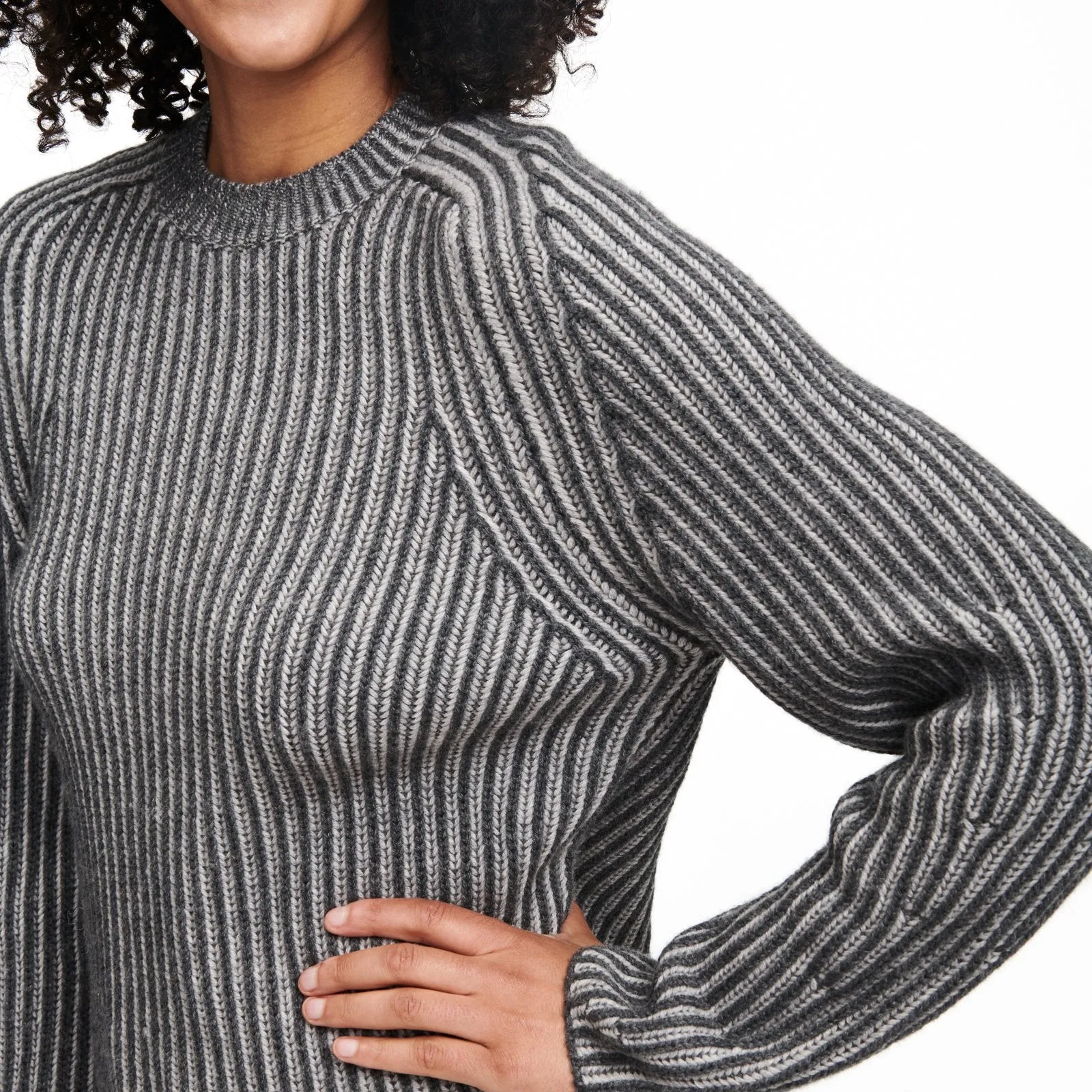 Ribbed Crewneck Sweater