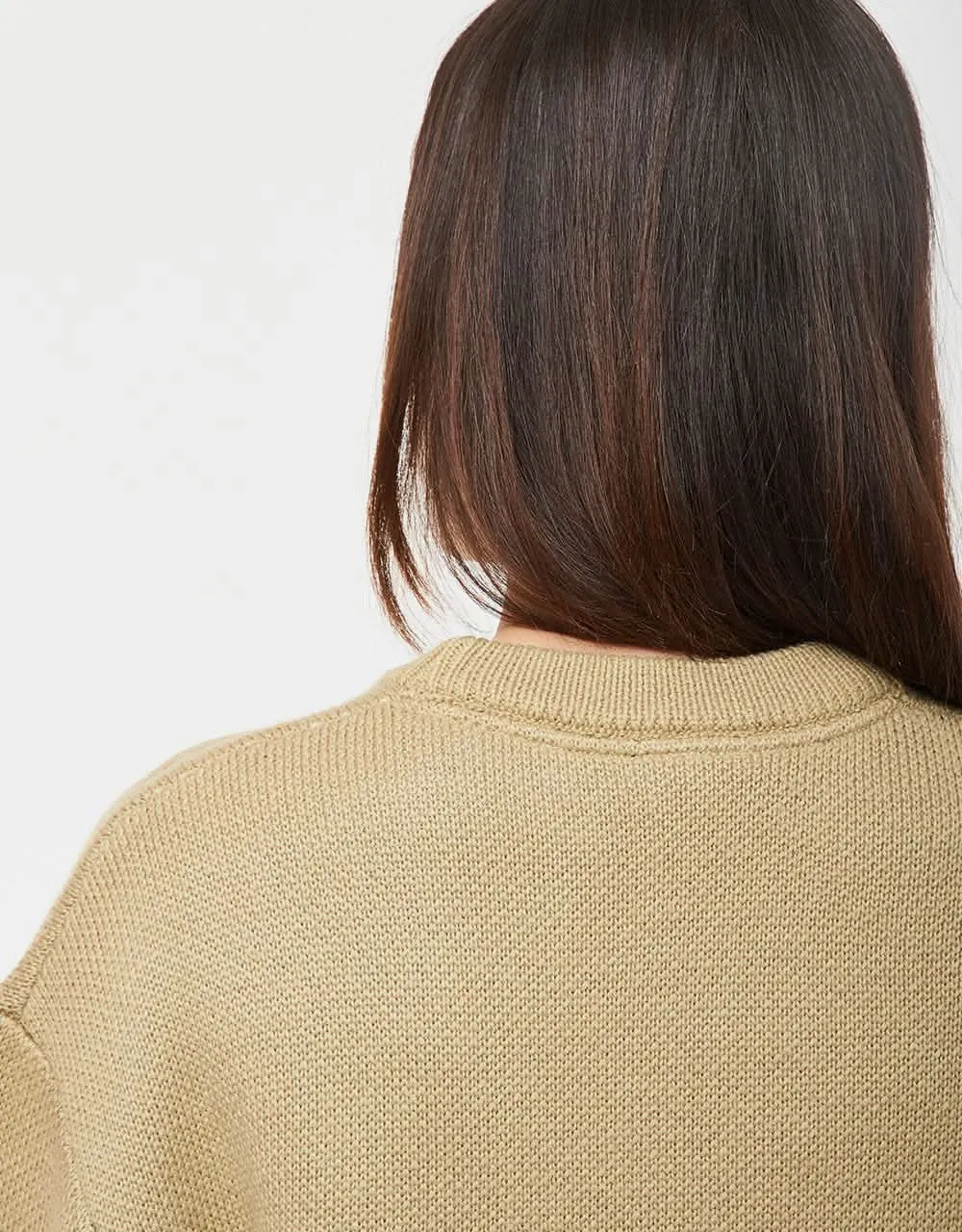 Route One Rodeo Knitted Sweater - Wheat/Natural