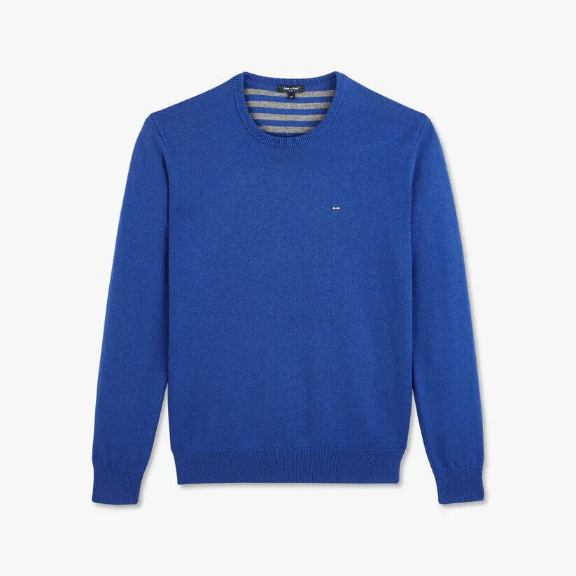 Royal Blue Plain Knit Jumper