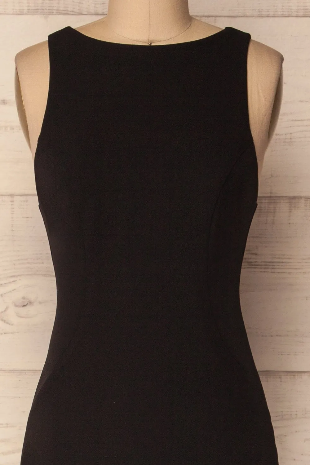 Sanya Black | Backless Mermaid Gown