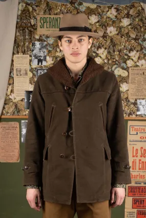 Scarti Lab - Shawl Collar Coat 709-SN960 - Moleskin Brown