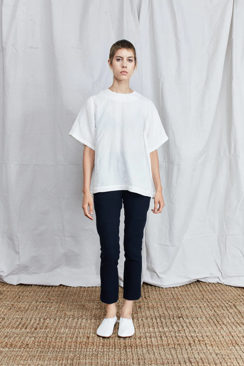 Shosh Linen Gather Blouse