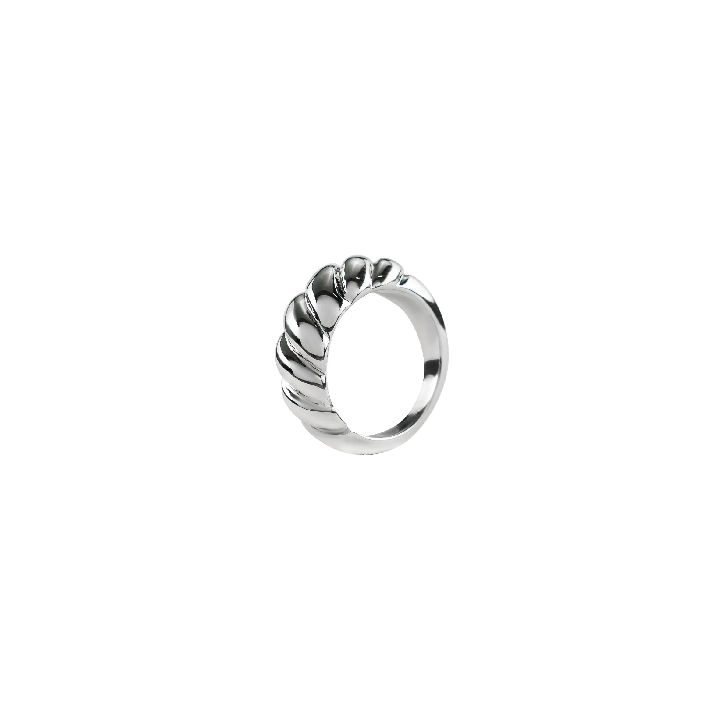 Silver Braided Ring