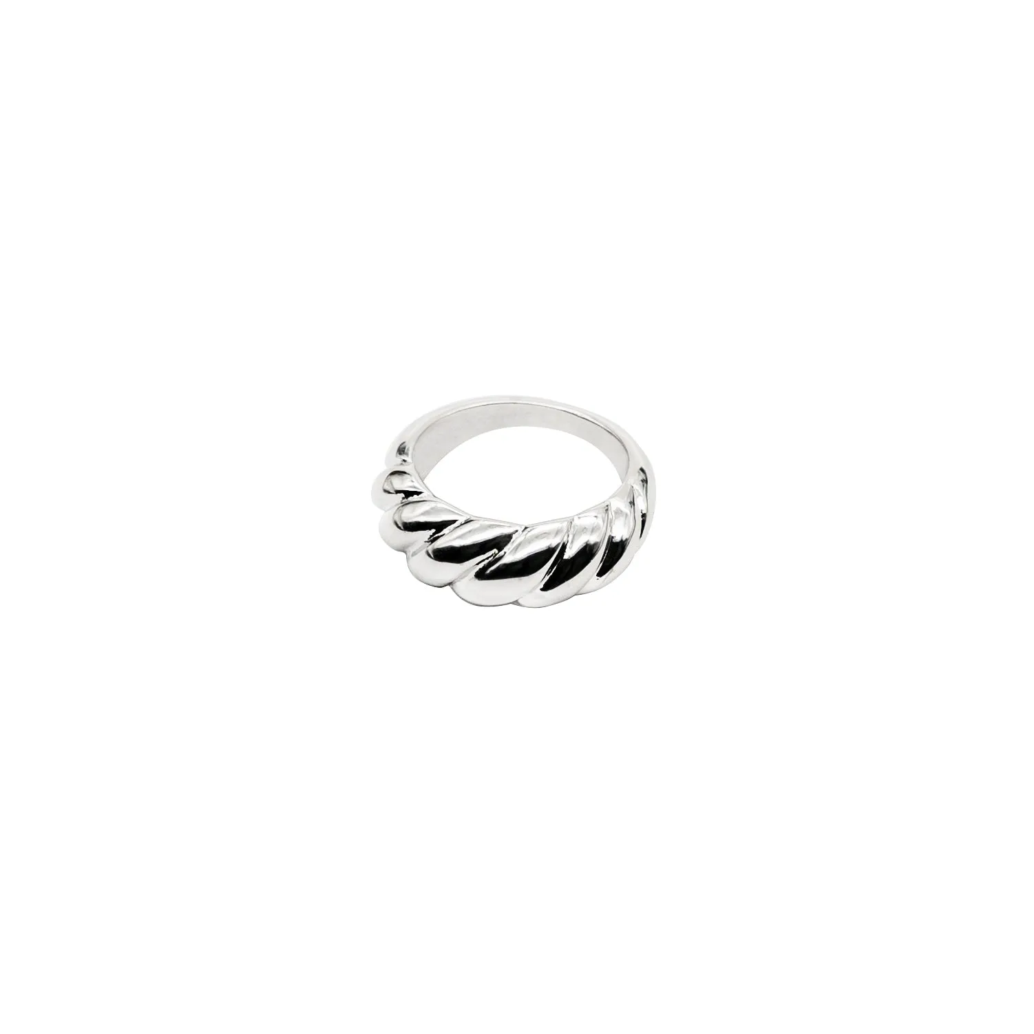 Silver Braided Ring