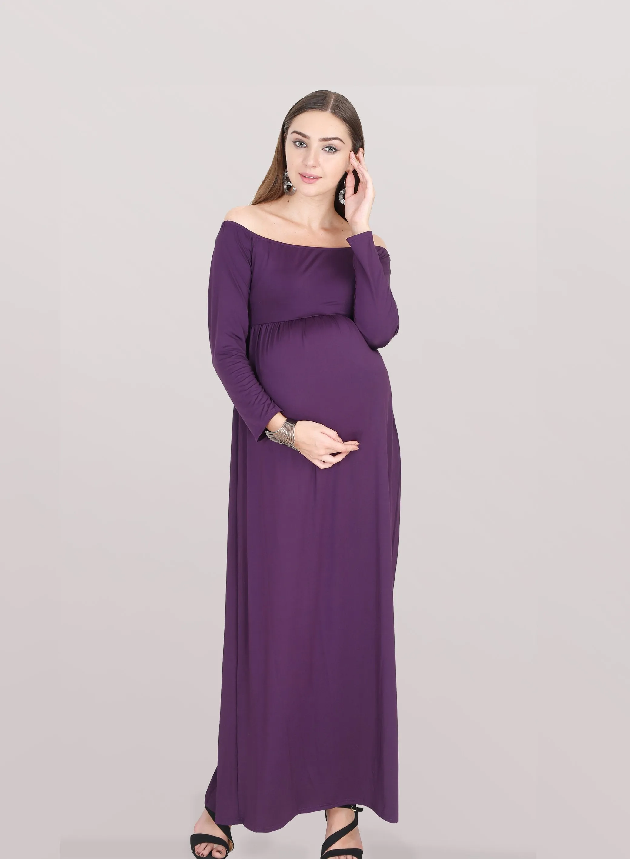 Simply Violet Maternity Dress