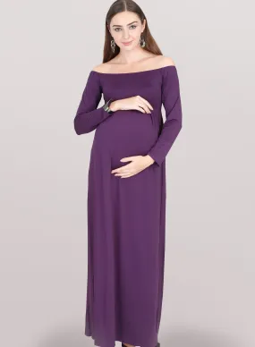 Simply Violet Maternity Dress