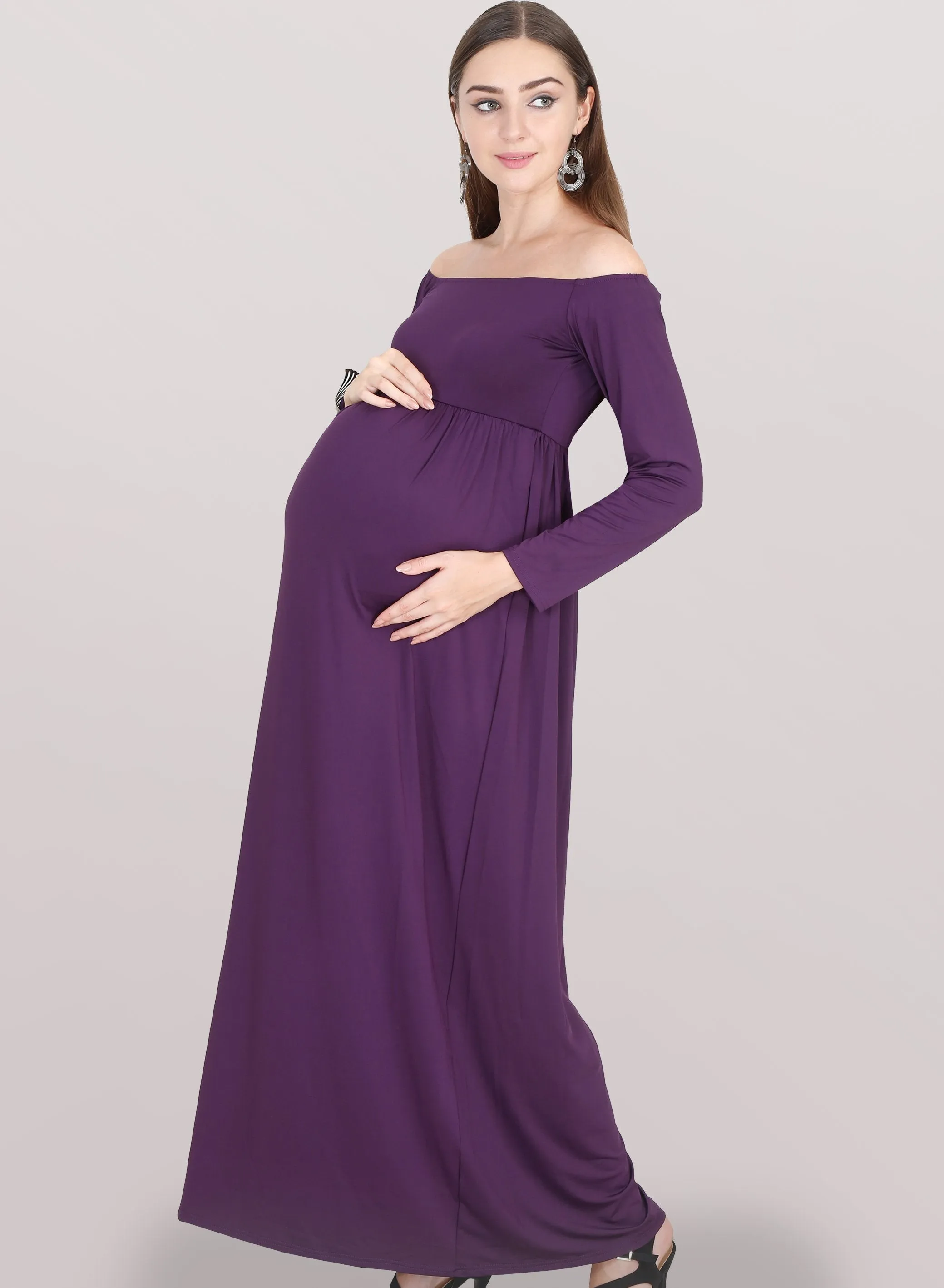 Simply Violet Maternity Dress