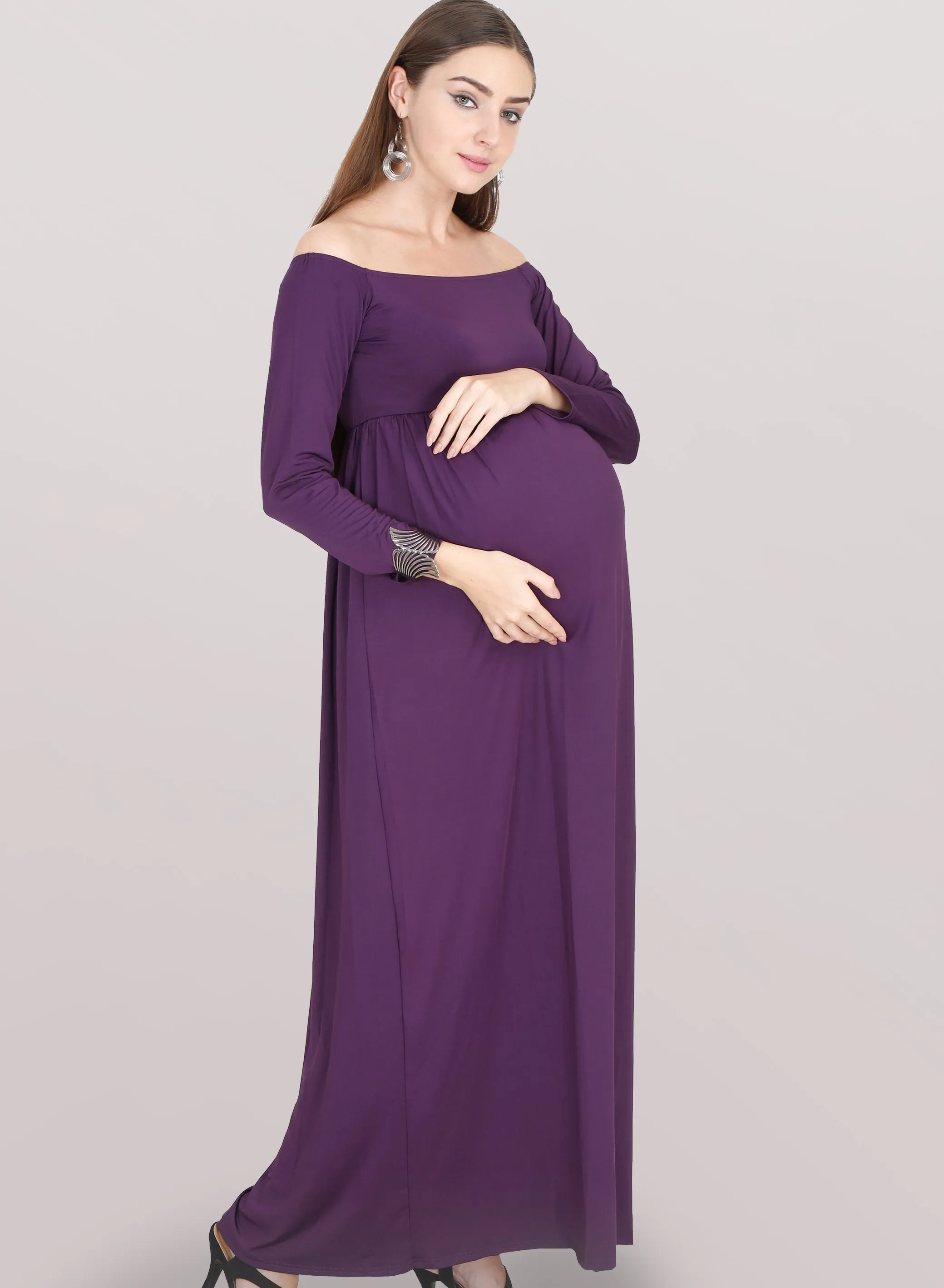 Simply Violet Maternity Dress