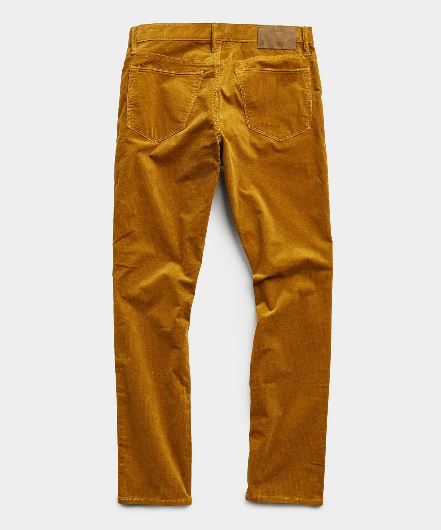 Slim Fit 5-Pocket Italian Cord in Yellow