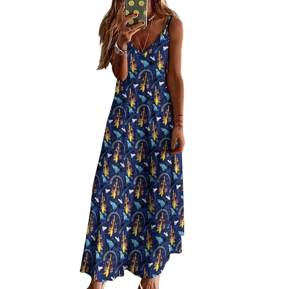 Sorcerer Women's Summer Slip Long Dress