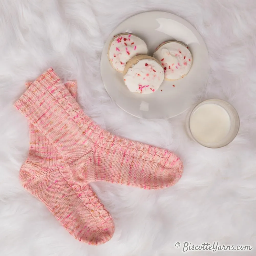 Speckled Eggs Socks Pattern