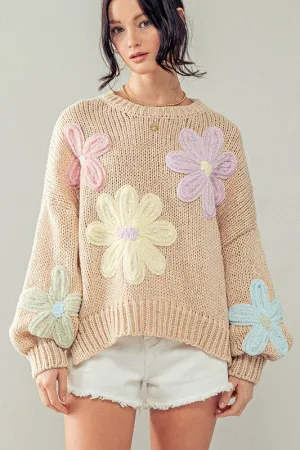 Spring Blooms Sweater