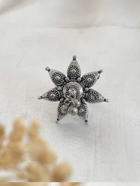 Star Design Silver Ring