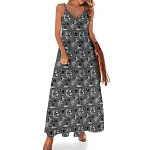 Steamboat Mickey Women's Summer Slip Long Dress